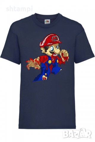 Детска тениска Mario Zombie 4,Игра,Изненада,Подарък,Празник,Повод, снимка 2 - Детски тениски и потници - 37436096