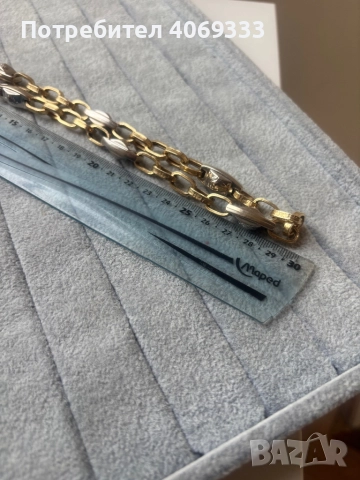 Златен ланец 25.35гр 14к 60см, снимка 7 - Колиета, медальони, синджири - 52854969