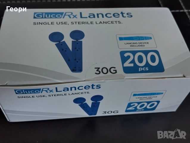 Ланцети за еднократна употреба -200 бр. със стерилна писалка, снимка 3 - Медицински, стоматологични - 52290301
