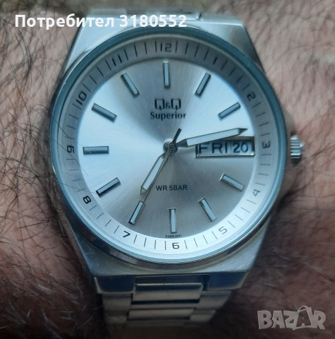 Q&Q-water resistant-мъжки часовник , снимка 7 - Мъжки - 54298423