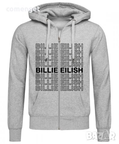 Суичър с цип / ZIP Hoodie BILLIE EILISH / БИЛИ АЙЛИШ. Или с ТВОЯ идея!, снимка 3 - Суичъри - 30176551