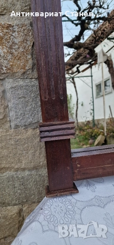 Антикварно дървено огледало , снимка 14 - Декорация за дома - 52842135