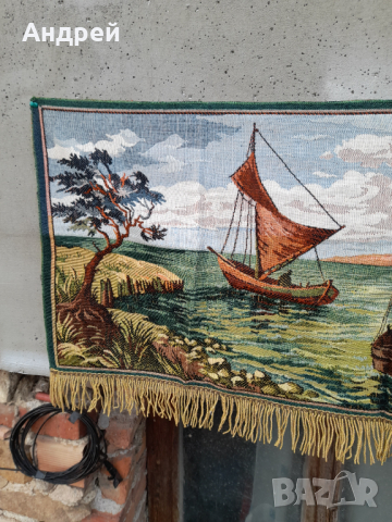 Старинен ковьор,покривка за стена #242, снимка 3 - Антикварни и старинни предмети - 44622646