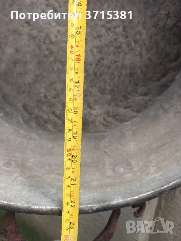 Голяма медна тава за лютеница, снимка 5 - Съдове за готвене - 52866718