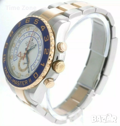 Rolex Yacht-Master II 44mm Two-Tone Rose Gold White Dial Automatic Различни Варианти, снимка 3 - Мъжки - 54071465