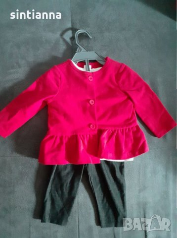 Две коледни косюмчета НОВИ 62-68 размер, снимка 6 - Комплекти за бебе - 30955303