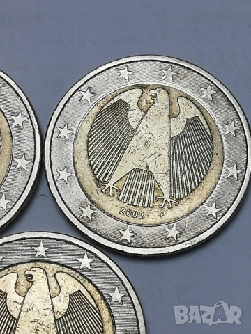 пълен лот 2 евро Германия 2002 г. букви A;D;F;G;J, снимка 4 - Нумизматика и бонистика - 53079572
