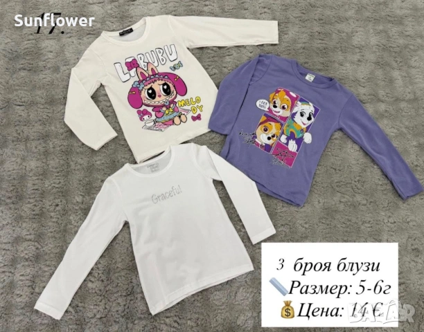 3 броя блузи