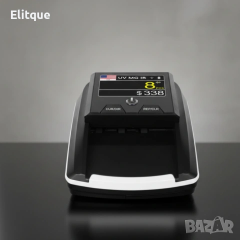 Автоматичен детектор за банкноти AL-136T – UV / MG / IR проверка с вградена акумулаторна батерия, снимка 11 - Други инструменти - 53074423