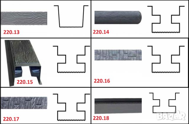 Калъпи  от АБС за стълбове, основи и капаци за огради, снимка 3 - Строителни материали - 30848910