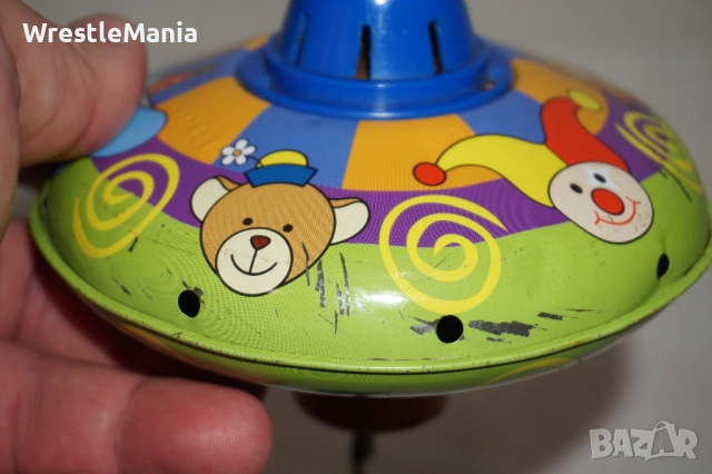 Оригинален ламаринен пумпал Simba Toys 1980г, снимка 11 - Антикварни и старинни предмети - 52178448