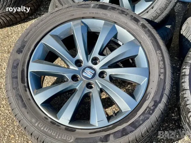 5х112 17 Джанти Seat Alhambra VW Passat Golf Caddy Skoda Kodiaq Superb Octavia Audi A3 A4 A6 Q3 , снимка 2 - Аксесоари и консумативи - 49478242