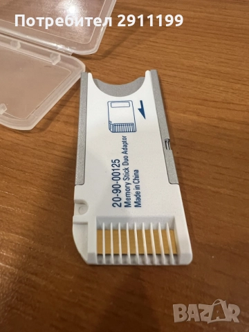 Адаптор за карта памет Memory Stick Duo Adaptor, снимка 3 - Карти памет - 56181637
