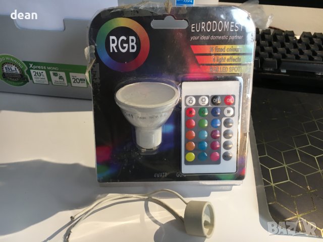 RGB Led лампа GK10, снимка 11 - Лед осветление - 40564878