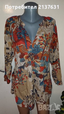 ДАМСКА БЛУЗА - Размер L , снимка 2 - Блузи с дълъг ръкав и пуловери - 44219481