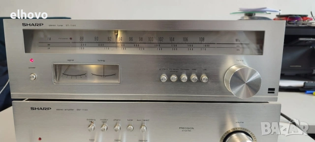 Стерео усилвател, тунер Sharp SM, ST-1144, снимка 8 - Ресийвъри, усилватели, смесителни пултове - 53256564