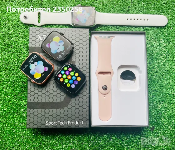 Умен Smart Часовник Гривна Apple Watch Series 44mm iWatch, снимка 7 - Смарт гривни - 47266675