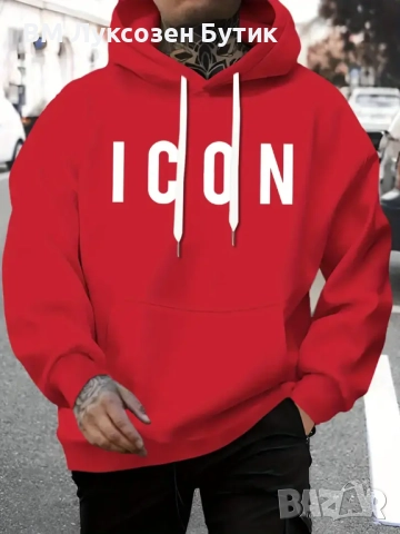 🖤 ICON Hoodie – BM Луксозен Бутик, снимка 7 - Суичъри - 51482988