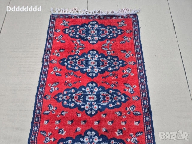 Стар ръчно изработен Узбекистански килим, снимка 4 - Килими - 52234852