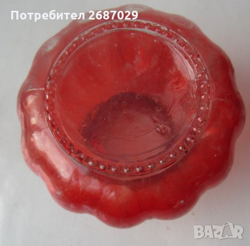 Куче мастилница, стара СТЪКЛЕНА МАСТИЛНИЦА червена мастилница стъкло и попивателна, снимка 9 - Други ценни предмети - 30858266