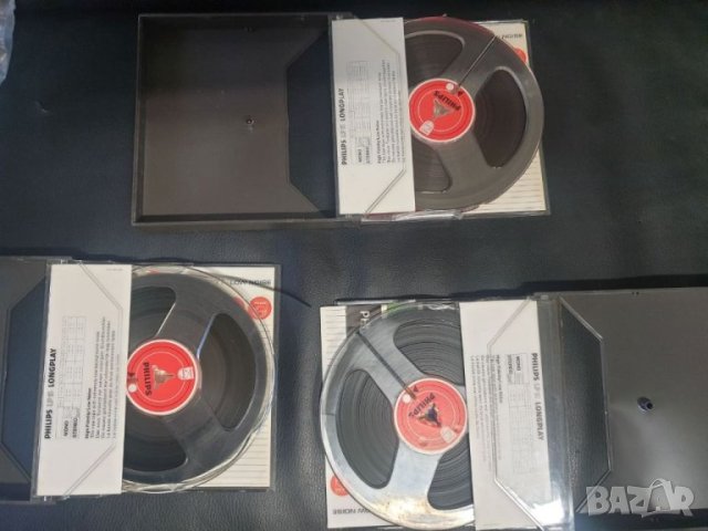 15см магнетофонна ролка Phillips С лента и пластмасова кутия. В перфектно състояние. По 30лв./бр., снимка 2 - Други - 40583651