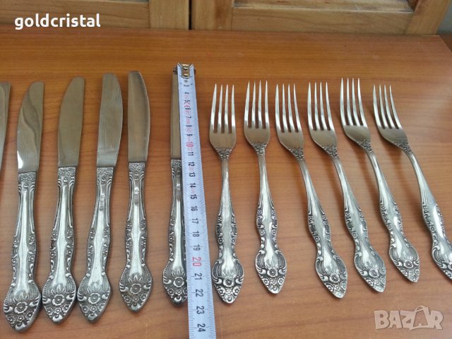 Руски прибори за хранене, снимка 4 - Антикварни и старинни предмети - 36844457