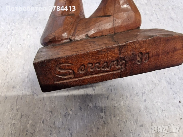 статуетка / дърворезба 69 см., снимка 7 - Статуетки - 52377608