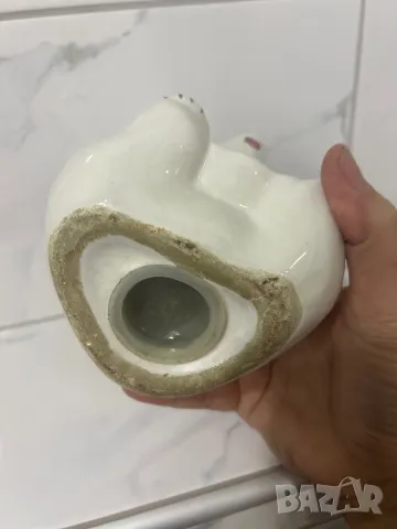 Винтидж уелска керамична касичка, снимка 5 - Антикварни и старинни предмети - 49363348