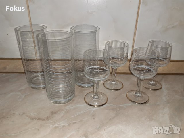 Лот чаши от стъкло, снимка 3 - Антикварни и старинни предмети - 44148903