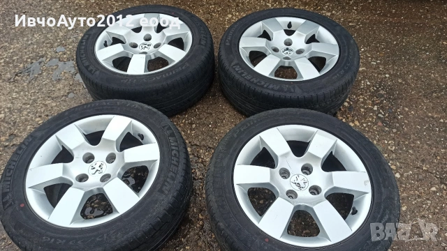 Алуминиеви джанти 16 Оригинални Peugeot 5008 Пежо 5008, снимка 8 - Гуми и джанти - 54079802