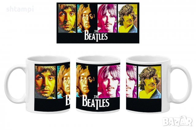 Чаша Beatles 07,Керамична Чаша, Кафе Чай, Игра,Изненада,Подарък,Повод,Празник,Рожден Ден, снимка 6 - Чаши - 38508347