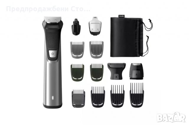 Тример за тяло PHILIPS Series 7000 MG7745, Технология DualCut, 14 инструмента, снимка 2 - Тримери - 29689878