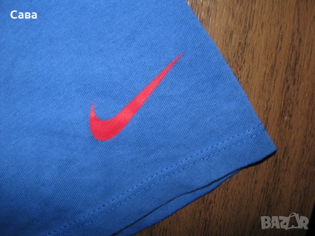 Тениска NIKE- FC BARCA   мъжка,Л, снимка 4 - Спортни дрехи, екипи - 33972754