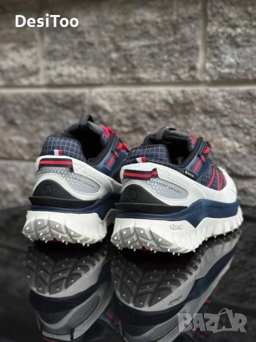 Moncler Trailgrip GTX - White&Blue , снимка 2 - Маратонки - 54324083