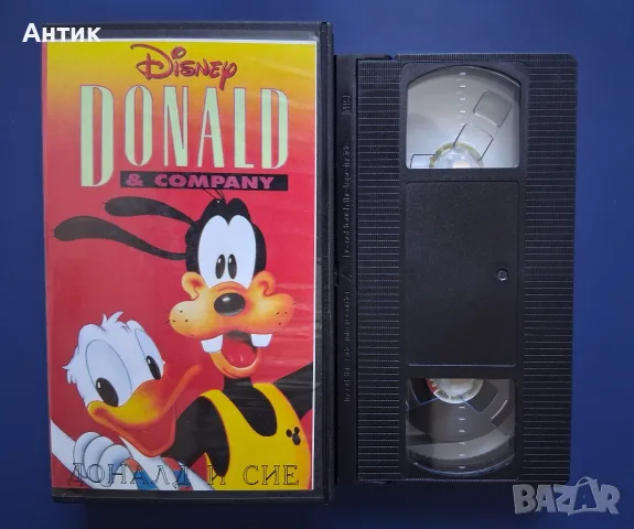 Видеокасета VHS Чип и Дейл Доналд и Приятели, снимка 2 - Други жанрове - 55971387