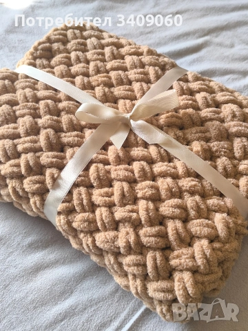 Ръчно плетени БЕБЕШКИ ОДЕЯЛА , снимка 4 - Кошарки - 54045409