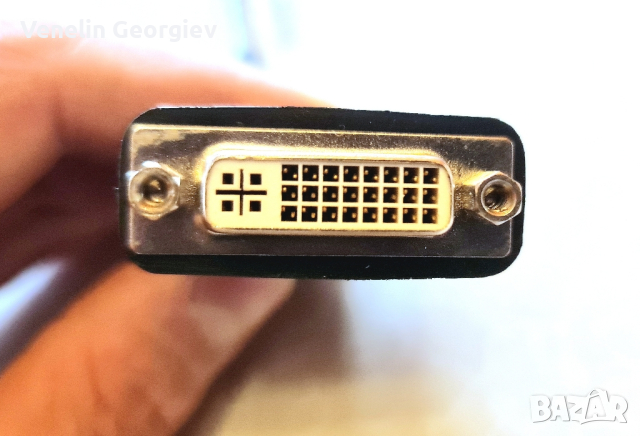 Оригинален DVI (F) към Mini DisplayPort (M) /Адаптер, снимка 3 - Друга електроника - 44710497