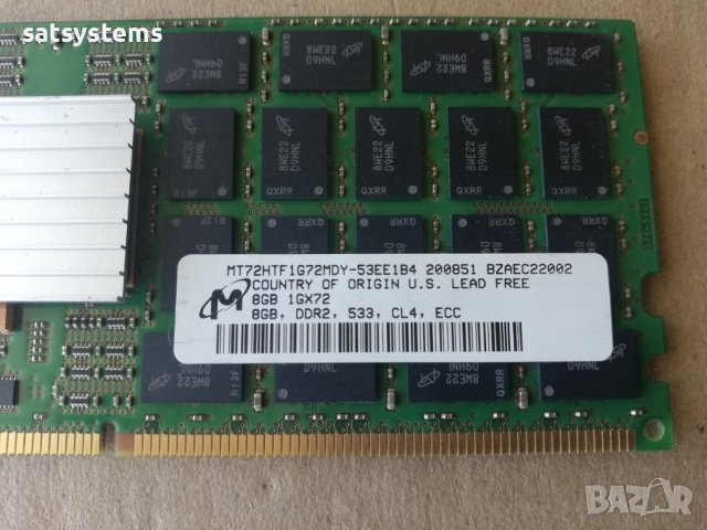 Ново!РАМ Памет IBM 1GX72,Kit 12x8GB DDR2-533 POWER6 Registered ECC, снимка 2 - RAM памет - 37434165