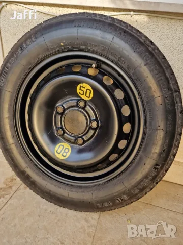 Оригинална Резервна Гума Патерица за BMW — 125/90 R15 Continental, снимка 5 - Гуми и джанти - 55791511