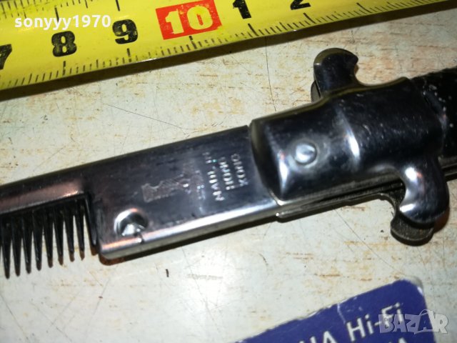 MADE IN HONG KONG-ГРЕБЕН ВНОС FRANCE 1112211659, снимка 3 - Антикварни и старинни предмети - 35106124