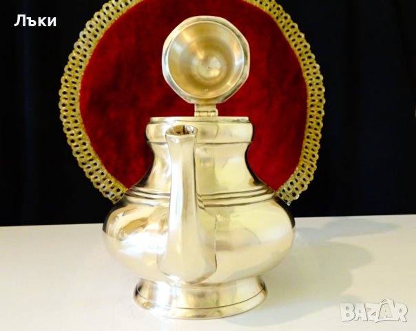 Бронзова кана,чайник 1 кг.,маркирана. , снимка 7 - Антикварни и старинни предмети - 36772313