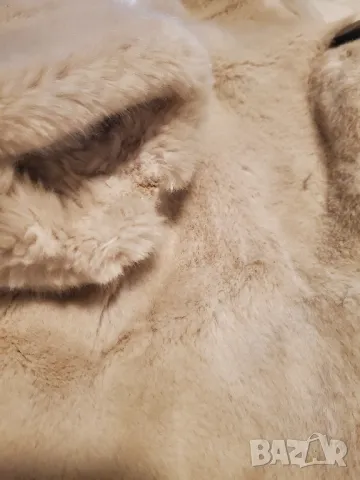 Шикозно пухено дамско патенце и шапка, снимка 3 - Палта, манта - 48103985