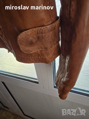 Продавам мъжко кожено яке , снимка 8 - Якета - 52788835