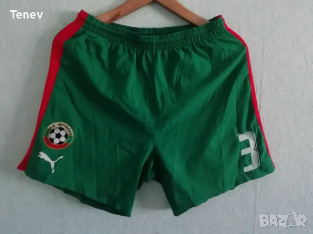 България #3 Илиан Стоянов Коловати Puma 2008/2009 мачови къси гащи футболни шорти Bulgaria 