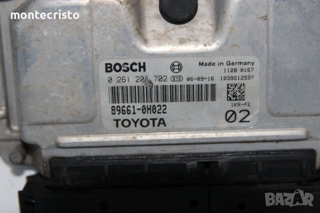Моторен компютър ECU Toyota Aygo (2005-2012г.) 0261208702 / 0 261 208 702 / 89661-0H022 / 896610H022, снимка 2 - Части - 40304540