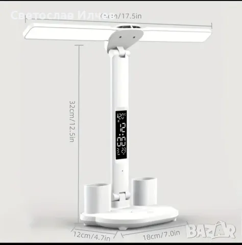  LED настолна лампа, снимка 5 - Лед осветление - 48402546