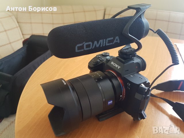 Атмосферен микрофон за DSLR и телефон COMICA НОВ