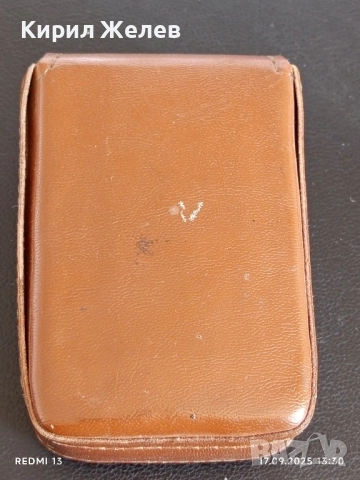 Стара рядка кожена кутия за цигари,карти за КОЛЕКЦИЯ 51325, снимка 6 - Други ценни предмети - 51744072