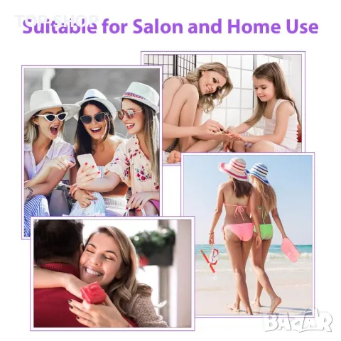 Професионална дизайнерска UV LED лампа за нокти Easkep F6 86W, снимка 8 - Педикюр и маникюр - 48472257