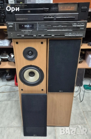 Музика: Тонколони DK DIGITAL LS-180 + Ресивър TELEFUNKEN HR650 + подарък СД плеър JVC XL-V131BK, снимка 2 - Тонколони - 52202959
